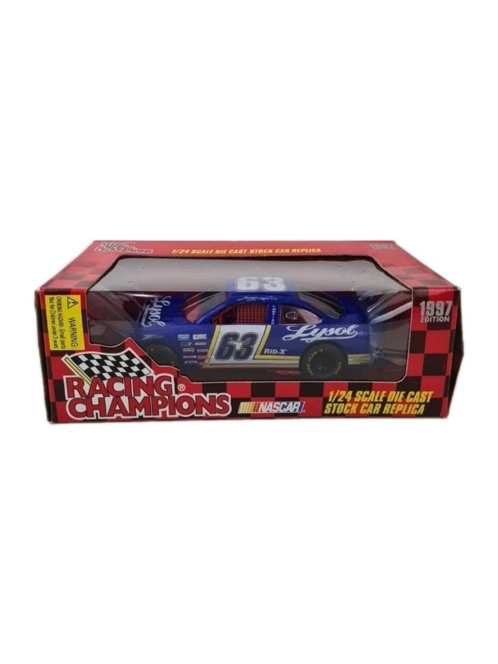 Racing Champions Nascar Stock Car Lysol #63 Tracy Leslie 1:24 DieCast D23